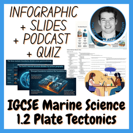 Plate Tectonics | Topic Primer Bundle | IGCSE Marine Science 1.2 Set
