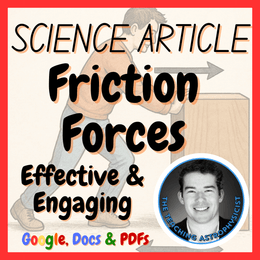 Friction Forces | FREE Physics Reading Comprehension Passage &amp; Questions