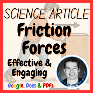 Friction Forces | FREE Physics Reading Comprehension Passage &amp; Questions