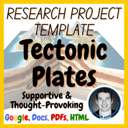 Tectonic Plates | Research Project Template Digital + Print + HTML | FREE
