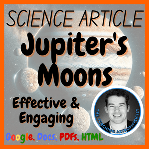 Jupiter's Moons | Science Reading Comprehension Passage &amp; Questions MS-ESS1-3