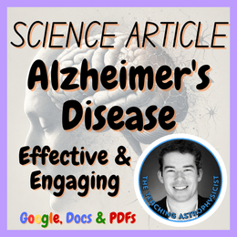 Alzheimer's Disease | Health Science Reading Comprehension Passage &amp; Questions