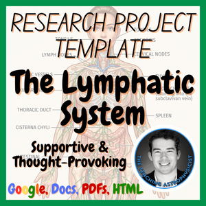 The Lymphatic System Biology Research Project Template | Digital + Print + HTML