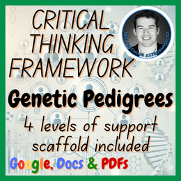 Genetic Pedigrees | Biology Critical Thinking Framework 4 Level Scaffold