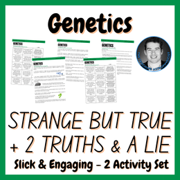 Genetics | Strange But True Facts + 2 Truths and a Lie | 2 Activity Set