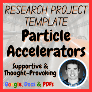 Particle Accelerators | Physics Research Project Template | Digital + Print