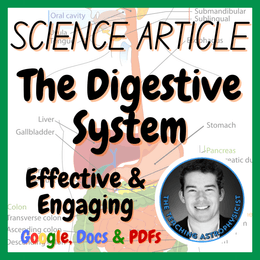 The Digestive System Biology Science Reading Comprehension Passage &amp; Questions