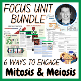 Mitosis and Meiosis | Biology Focus Unit Bundle | 6 Resources inc. Quiz