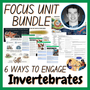 Invertebrates | Biology Focus Unit Bundle | 6 Resources inc. Quiz