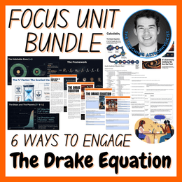The Drake Equation Focus | Unit Bundle | 6 Resources inc. Quiz | Space Science