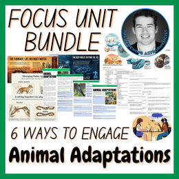 Animal Adaptations | Biology Focus Unit Bundle | 6 Resources inc. Quiz