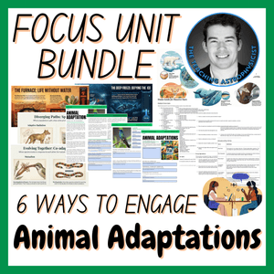 Animal Adaptations | Biology Focus Unit Bundle | 6 Resources inc. Quiz