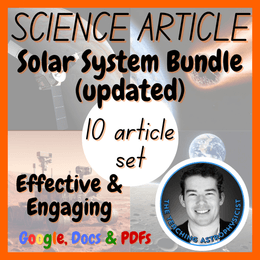 Solar System | 10 Science Reading Comprehension Passages &amp; Questions UPDATED
