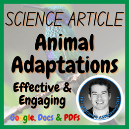 Animal Adaptations | Biology Science Reading Comprehension Passage &amp; Questions