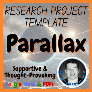 Parallax | Space Science Research Project Template | Digital + Print