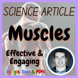 Muscles | Health Science Reading Comprehension Passage &amp; Questions