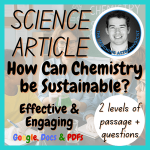 How Can Chemistry be Sustainable? | Reading Comprehension 2 Passage &amp; Questions