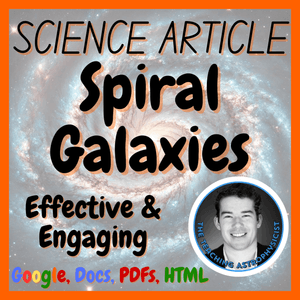 Spiral Galaxies | Space Science Reading Comprehension Passage &amp; Questions
