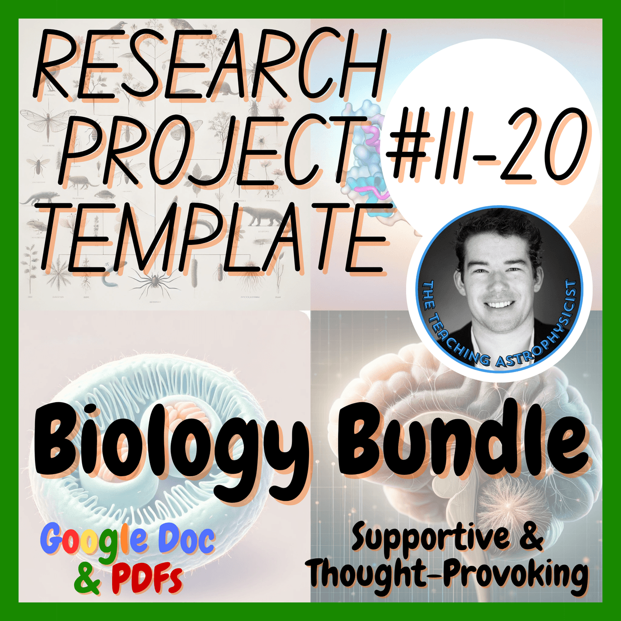 Biology / Life Science 10 Research Project Templates #11 - 20 | Digital ...