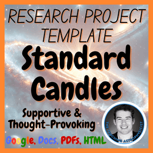 Standard Candles | Space Science Research Project Template | Digital + Print + HTML