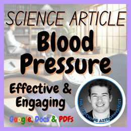 Blood Pressure | Science Reading Comprehension Passage and Questions | Health
