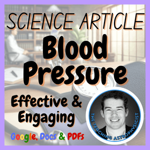 Blood Pressure | Science Reading Comprehension Passage and Questions | Health