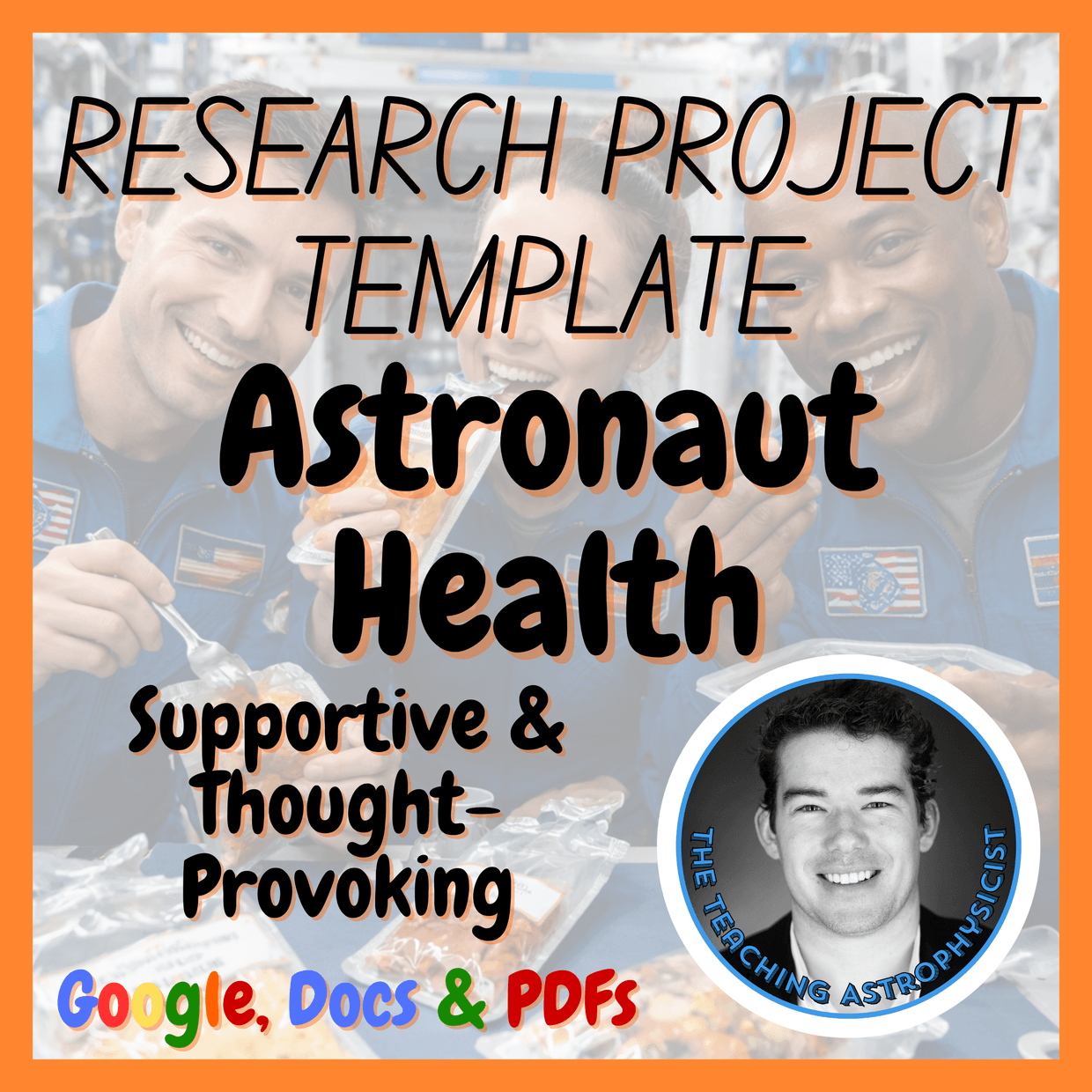 Astronaut Health | Space Science Research Project Template | Digital ...