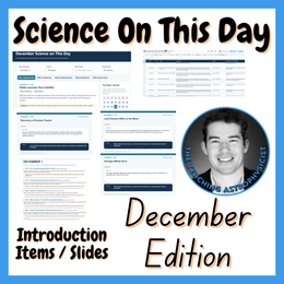 December Science On This Day - 132 items - Various Formats Set