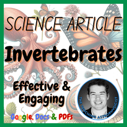 Invertebrates | Biology Science Reading Comprehension Passage &amp; Questions