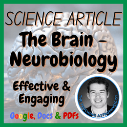 The Brain-Neurobiology Biology Science Reading Comprehension Passage &amp; Questions