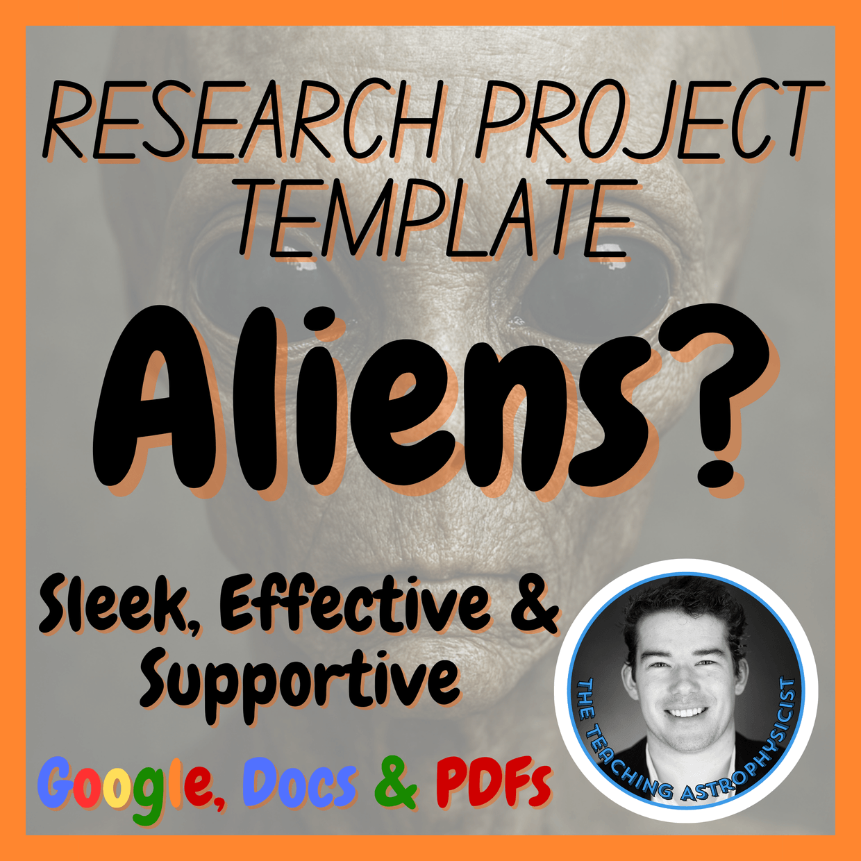 Aliens? | Space Science Research Project Template | Digital + Print + HTML