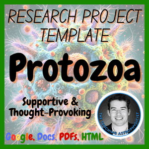 Protozoa | Biology Research Project Template | Digital + Print + HTML