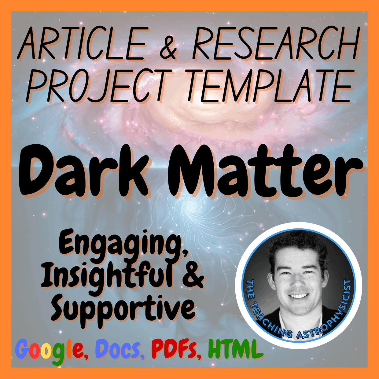 Dark Matters | Space Science Articles + Research Project Template Set