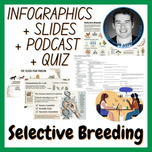 Selective Breeding | Infographics + Slides + Podcast + Quiz | Biology Set