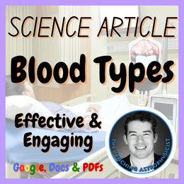 Blood Types | Science Reading Comprehension Passage and Questions | Health