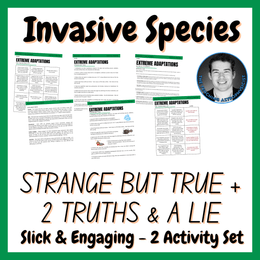 Invasive Species | Biology Strange But True Facts + 2 Truths &amp; a Lie Activity