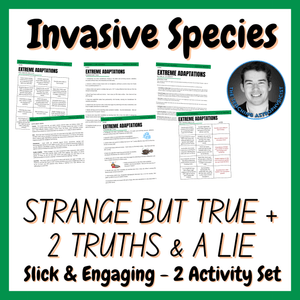 Invasive Species | Biology Strange But True Facts + 2 Truths &amp; a Lie Activity