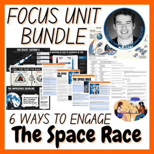 The Space Race | Focus Unit Bundle | 6 Resources inc. Quiz | Space Science Set