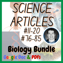 Biology Set | 20 Science Reading Comprehension Passages &amp; Questions