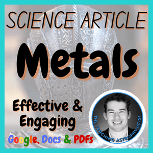 Metals | Chemistry Science Reading Comprehension Passage &amp; Questions