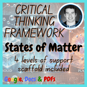 States of Matter | Chemistry Critical Thinking Framework 4 Level Scaffold