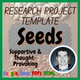 Seeds | Biology Research Project Template | Digital + Print + HTML