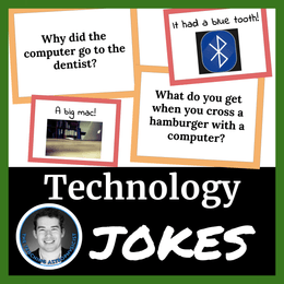 Technology Joke a day | Technology Joke a week | 34 hilarious jokes | Printable