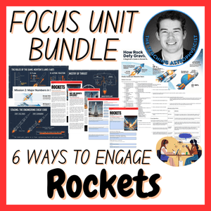 Rockets | Physics Focus Unit Bundle | 6 Resources inc. Quiz
