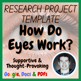 How Do Eyes Work? | Biology Research Project Template | Digital + Print