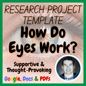 How Do Eyes Work? | Biology Research Project Template | Digital + Print + HTML