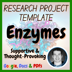 Enzymes | Biology / Life Science Research Project Template | Digital + Print