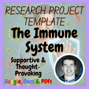 The Immune System | Health Science Research Project Template | Digital + Print