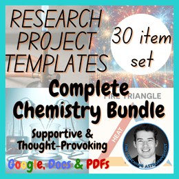 Chemistry | 30 Science Research Project Templates | Complete Set