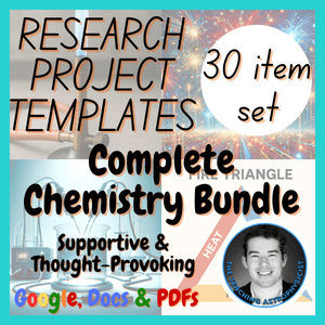 Chemistry | 30 Science Research Project Templates | Complete Set